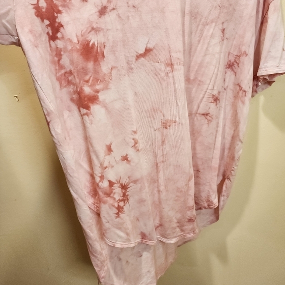 TIME and TRUE Pink Tie Dye Short Sleeves T-shirt size 8 (8-9) - Picture 4 of 8